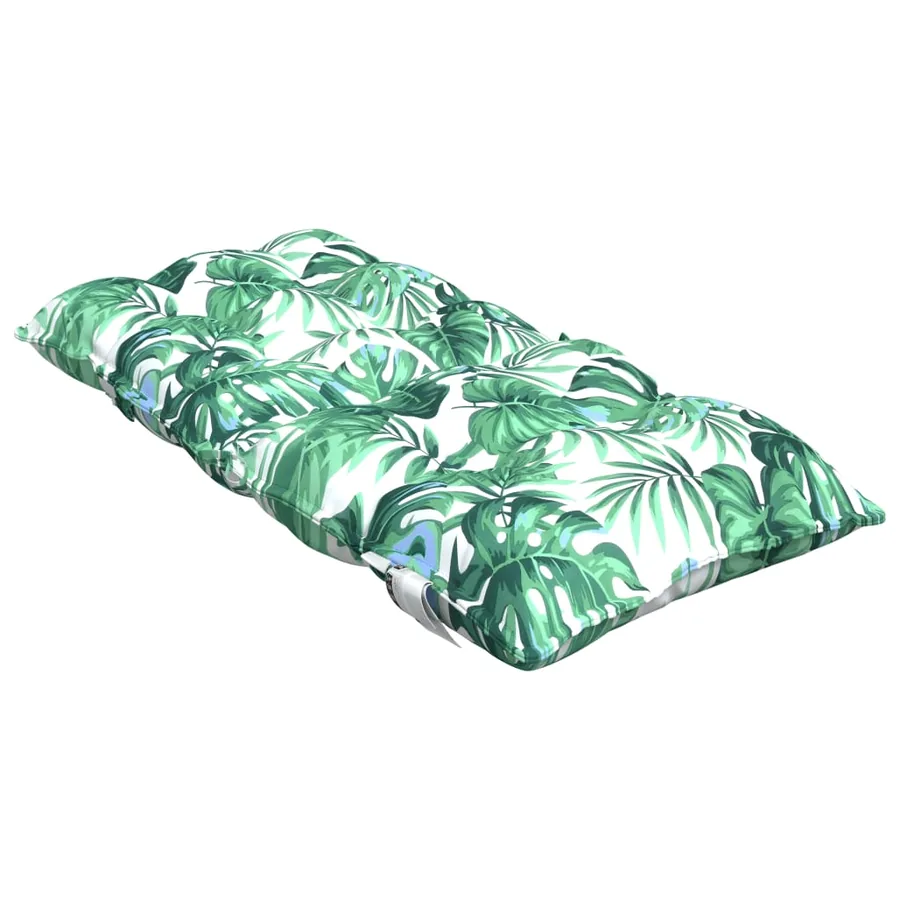 Coussins de chaise à dossier bas lot de 4 modèle de feuille - 6