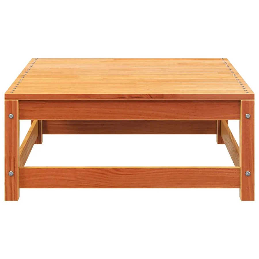 Canapé de jardin sans accoudoirs avec coussins et repose-pieds - 11