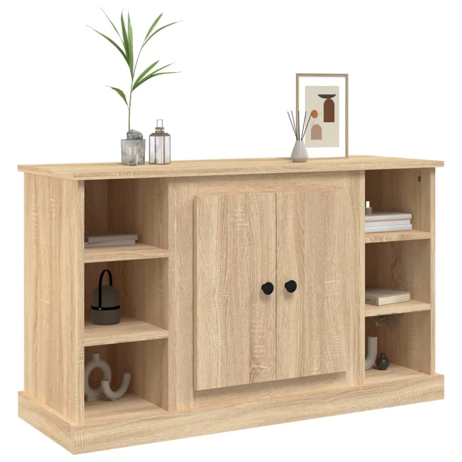 Buffet Chêne sonoma 100x35,5x60 cm Bois d'ingénierie - 4