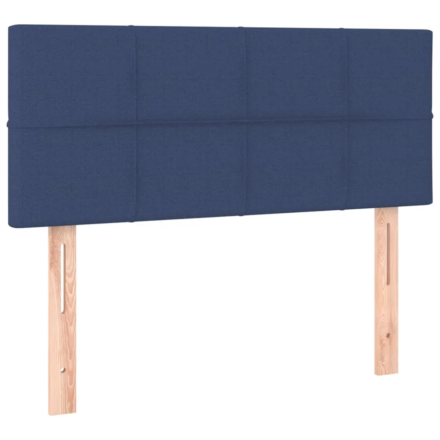 Tête de lit Bleu 100x5x78/88 cm Tissu - 2