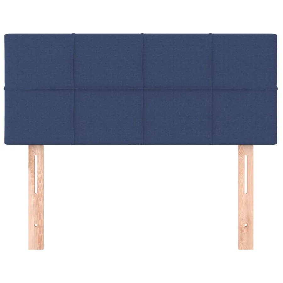 Tête de lit Bleu 100x5x78/88 cm Tissu - 3