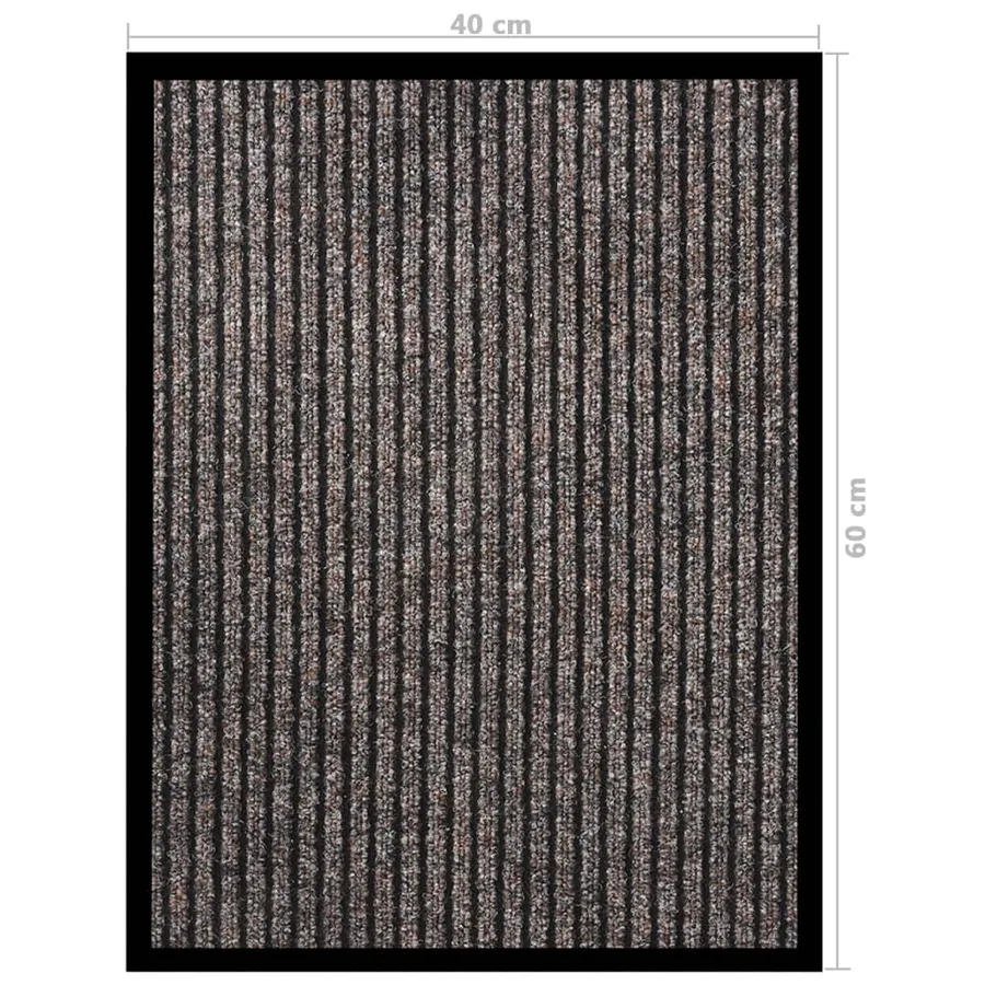 Paillasson rayé Beige 40x60 cm - 6
