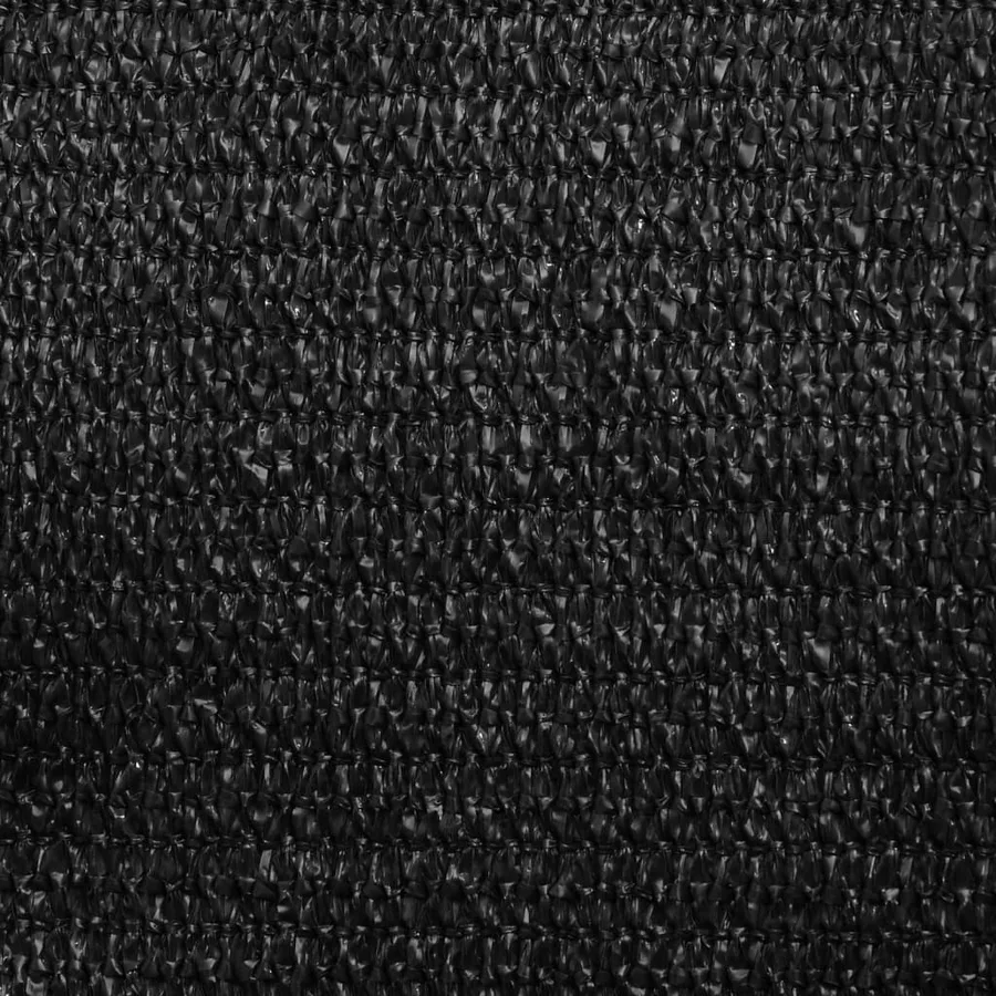 Voile d'ombrage 160 g/m² Noir 2,5x3 m PEHD - 9