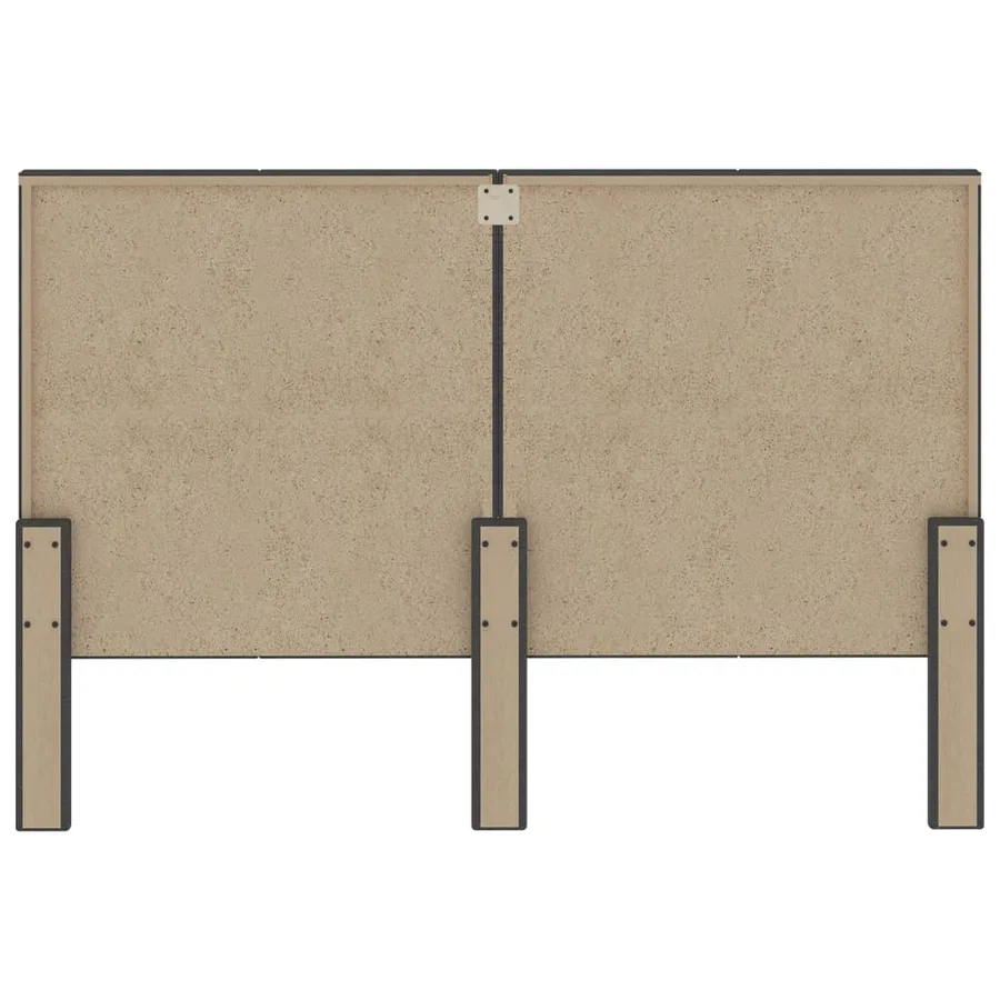 Tête de lit Gris foncé Tissu 160x200 cm - 5