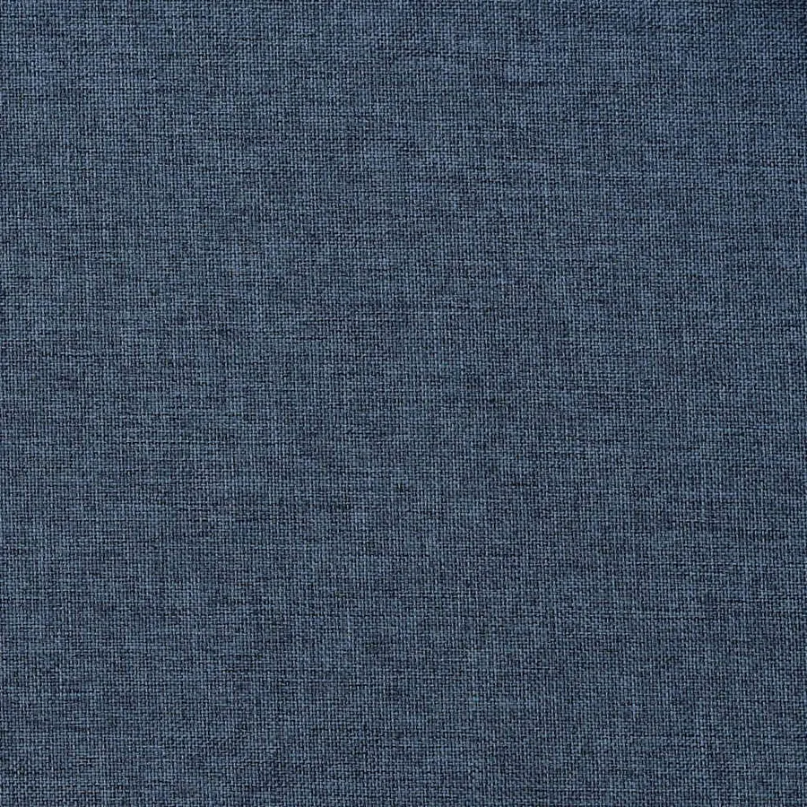 Rideau occultant Aspect de lin avec œillets Bleu 290x245 cm - 4