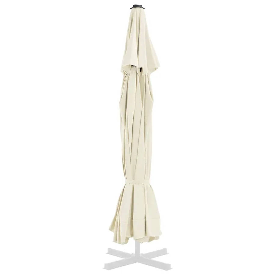 Tissu de remplacement pour parasol d'extérieur Sable 515 cm - 4