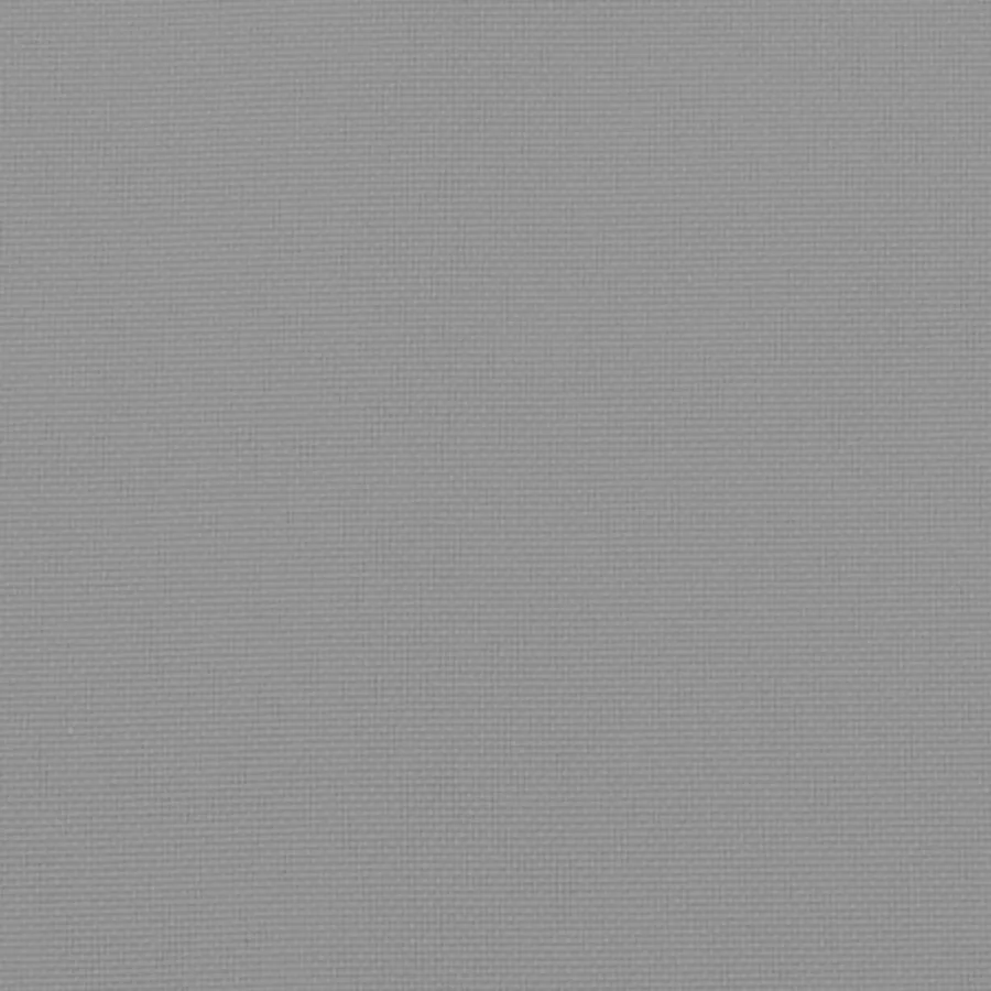 Coussins de chaise à dossier haut lot de 4 gris tissu oxford - 9