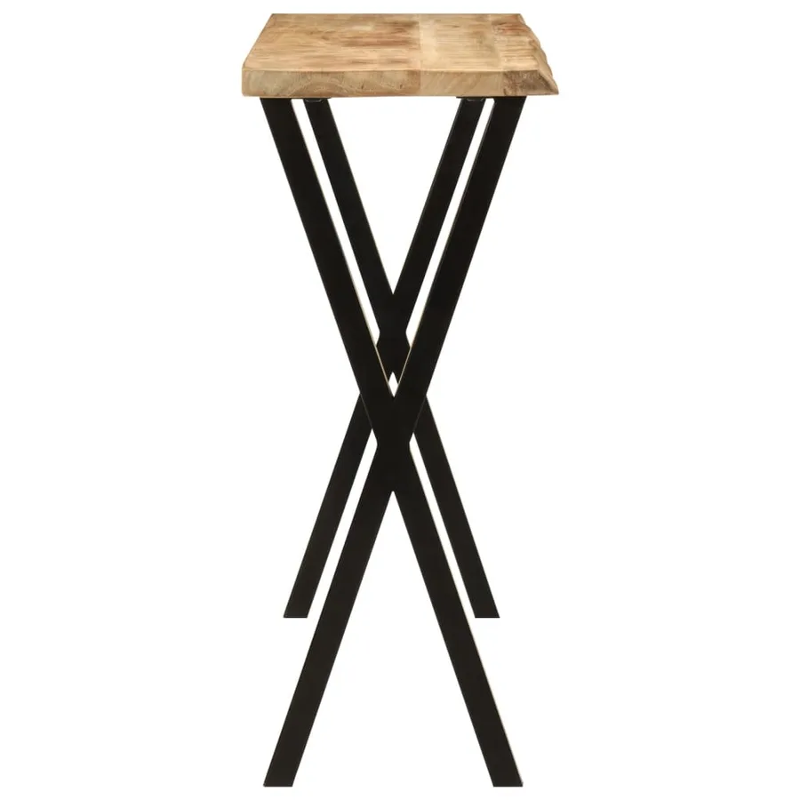Table console à live edge 105x33x76 cm bois de manguier massif - 3