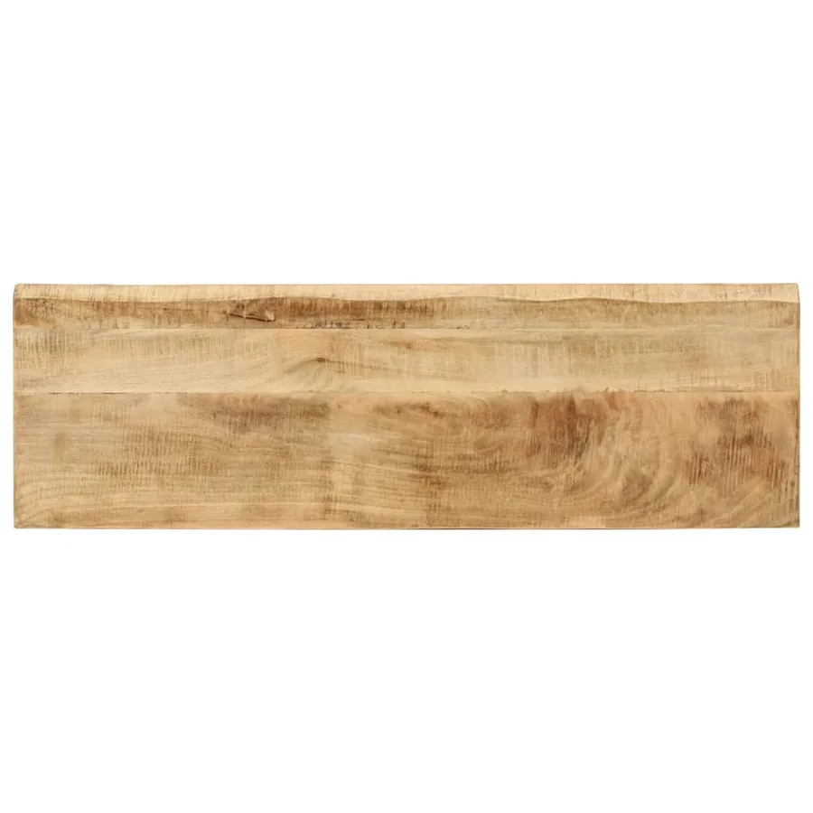 Table console à live edge 105x33x76 cm bois de manguier massif - 5