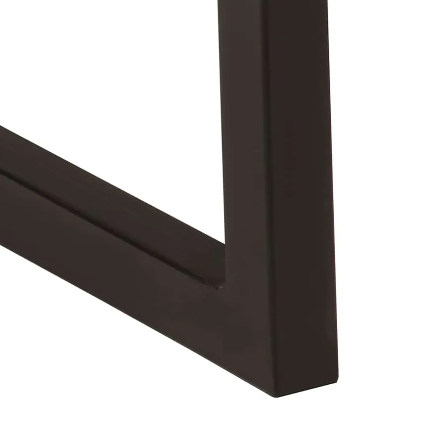 Banc avec bord vivant 105 cm bois d'acacia massif - 8