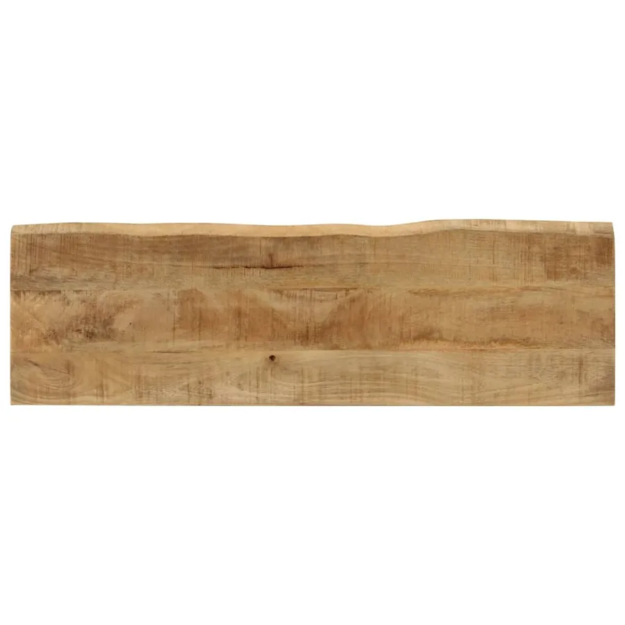 Banc avec bord vivant 105 cm bois de manguier massif - 5