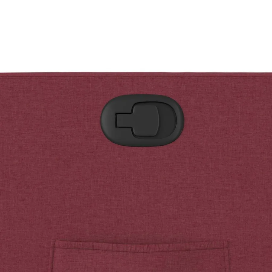 Fauteuil inclinable rouge bordeaux tissu - 12