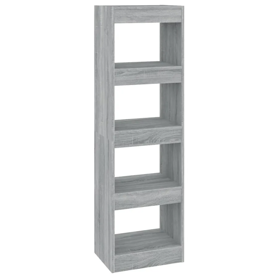 Bibliothèque/Séparateur de pièce Sonoma gris 40x30x135 cm - 2
