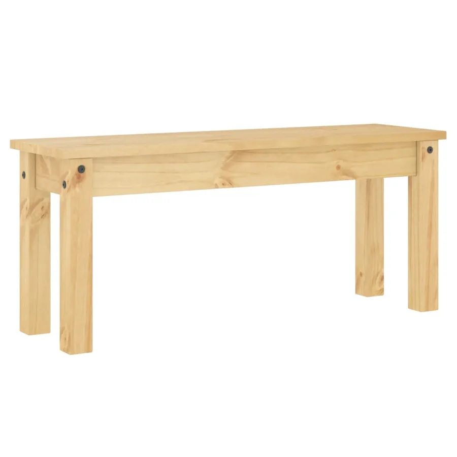 Banc à manger PANAMA 105x30x45 cm bois massif de pin - 2