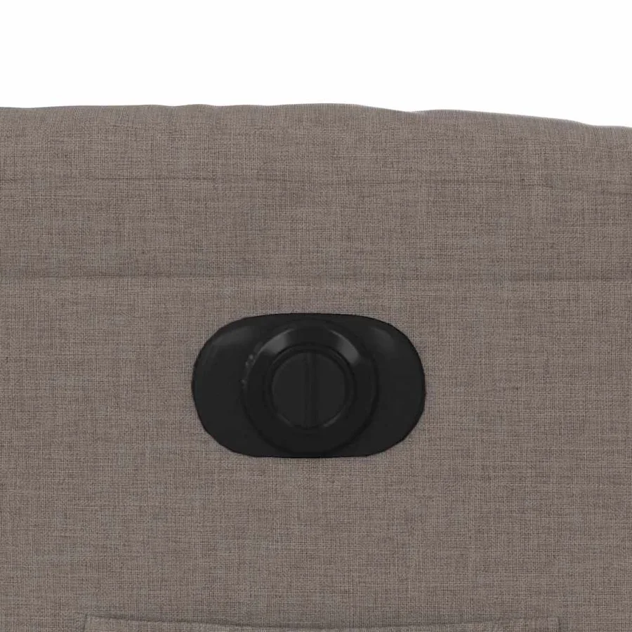 Fauteuil inclinable électrique taupe tissu - 13
