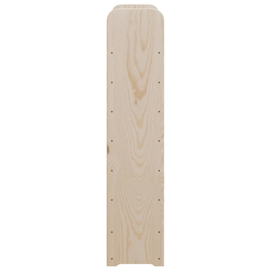 Casier à vin avec panneau supérieur bois de pin massif - 6
