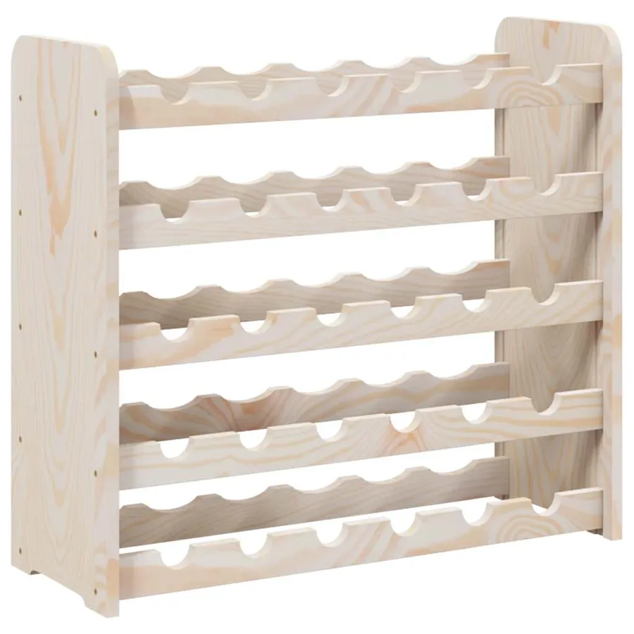 Casier à vin 67,5x25x60 cm Bois de pin massif - 2