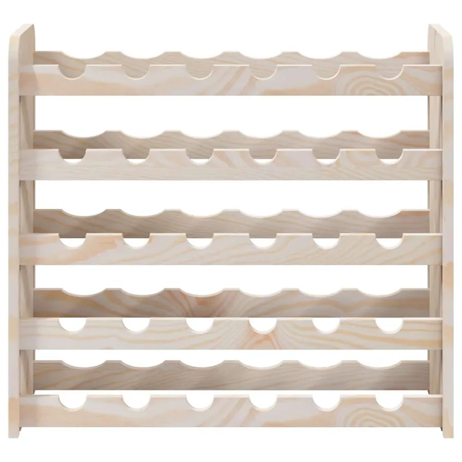 Casier à vin 67,5x25x60 cm Bois de pin massif - 5