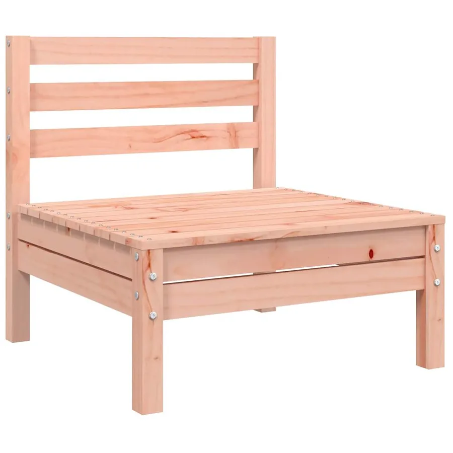 Canapé de jardin sans accoudoirs coussins bois massif douglas - 5