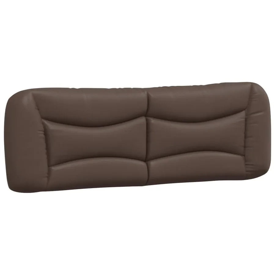 Coussin de tête de lit Hvar marron 160 cm similicuir - 2