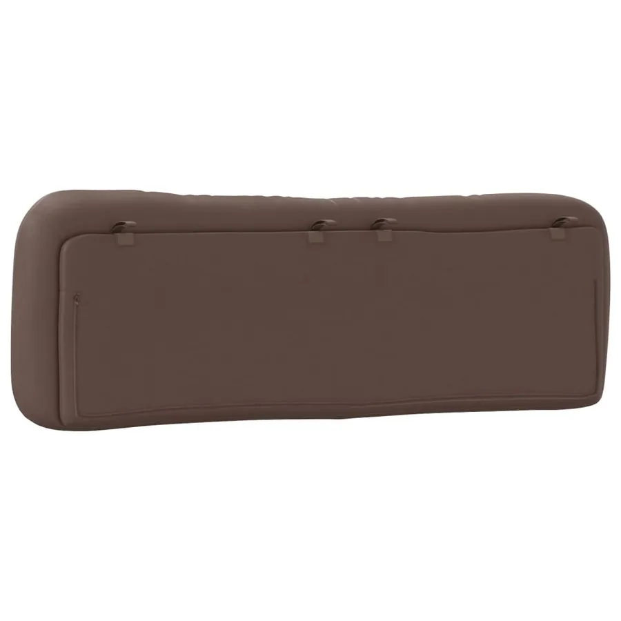 Coussin de tête de lit Hvar marron 160 cm similicuir - 7