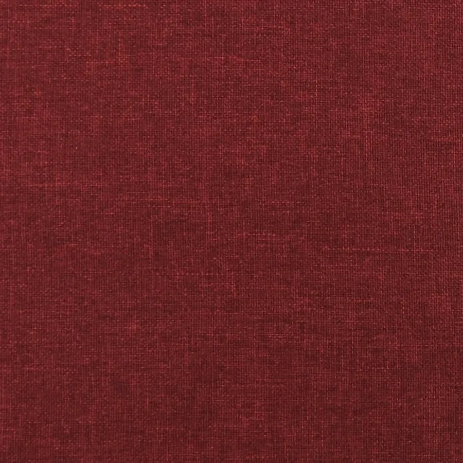 Canapé-lit à 2 places avec deux oreillers rouge bordeaux tissu - 9