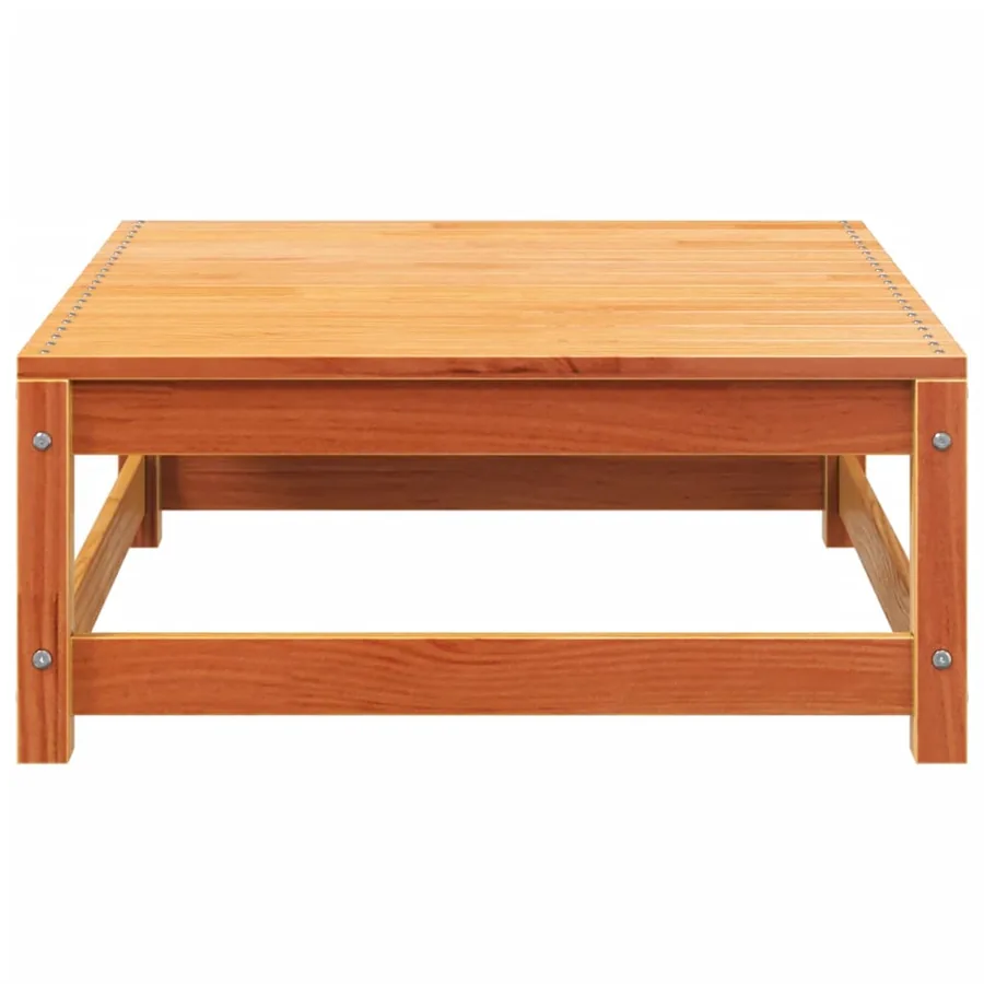 Canapé de jardin sans accoudoirs avec coussins et repose-pieds - 9