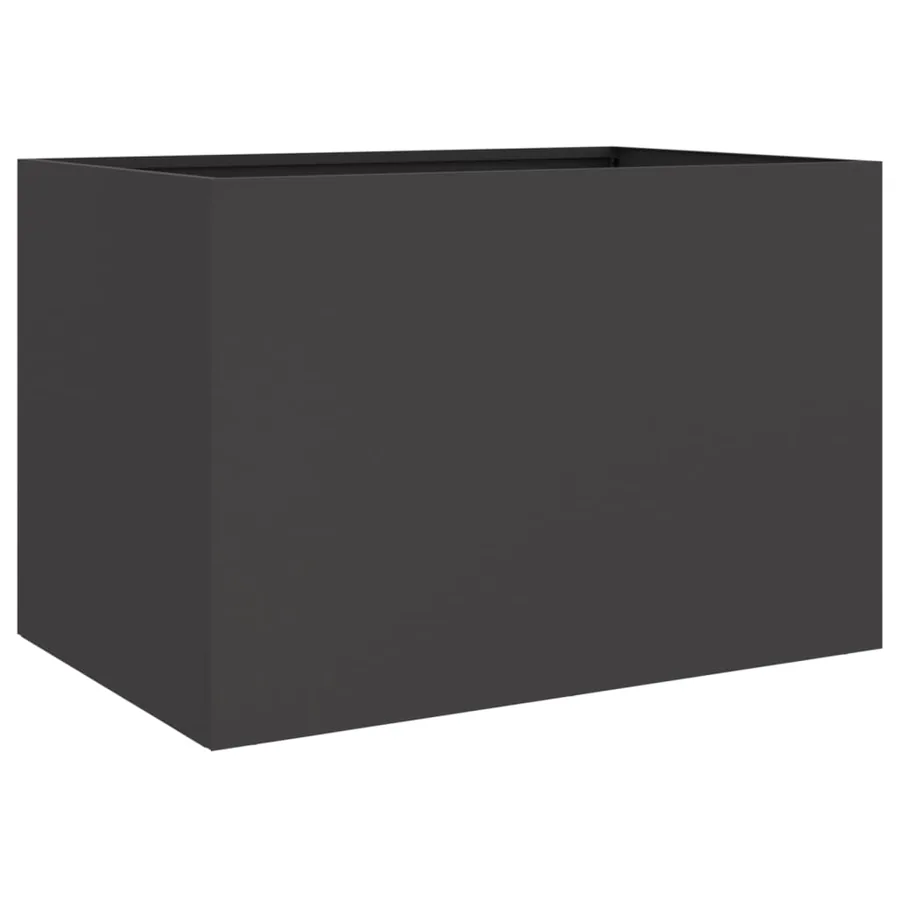 Jardinière noir 62x47x46 cm acier - 2