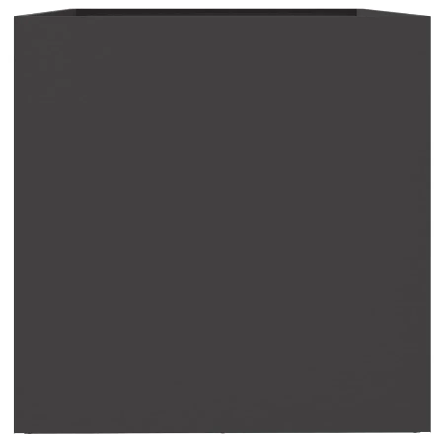 Jardinière noir 62x47x46 cm acier - 6