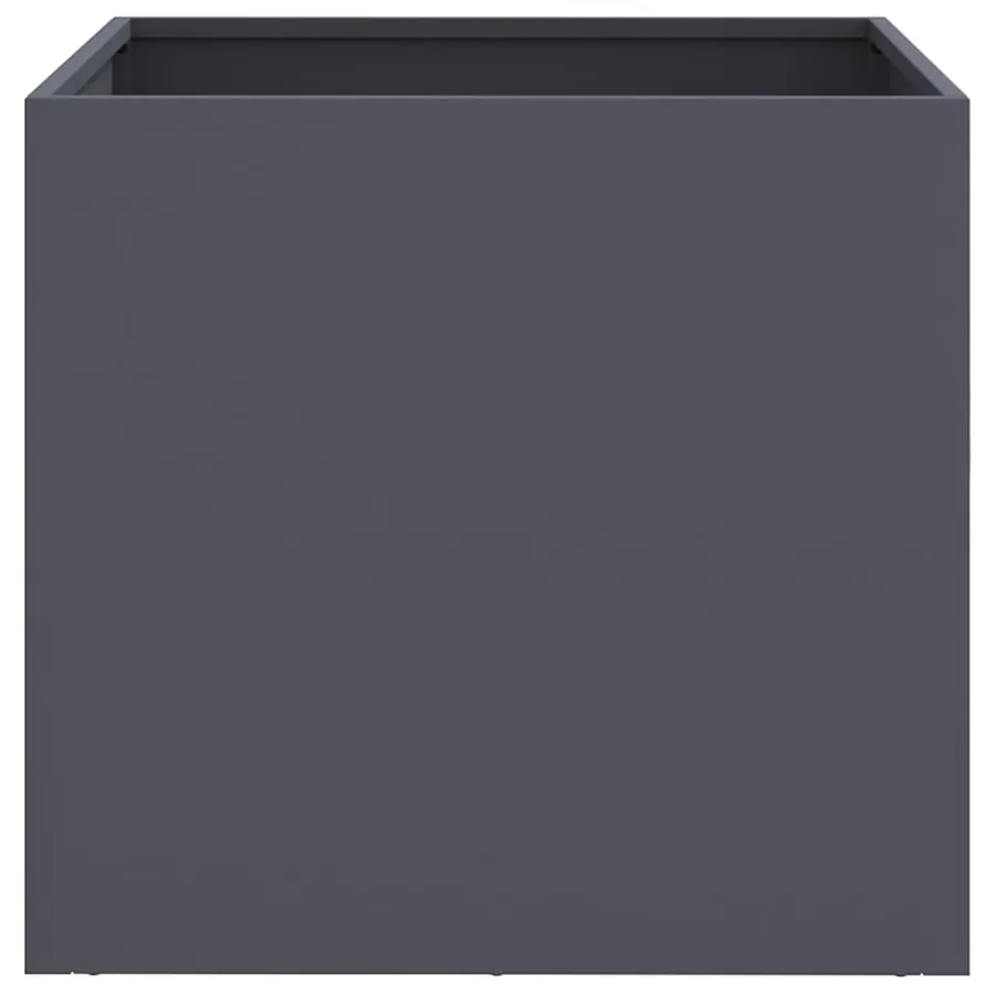 Jardinière anthracite 42x40x39 cm acier - 4