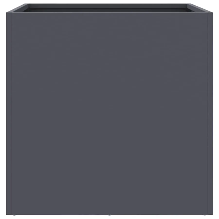Jardinière anthracite 42x40x39 cm acier - 5