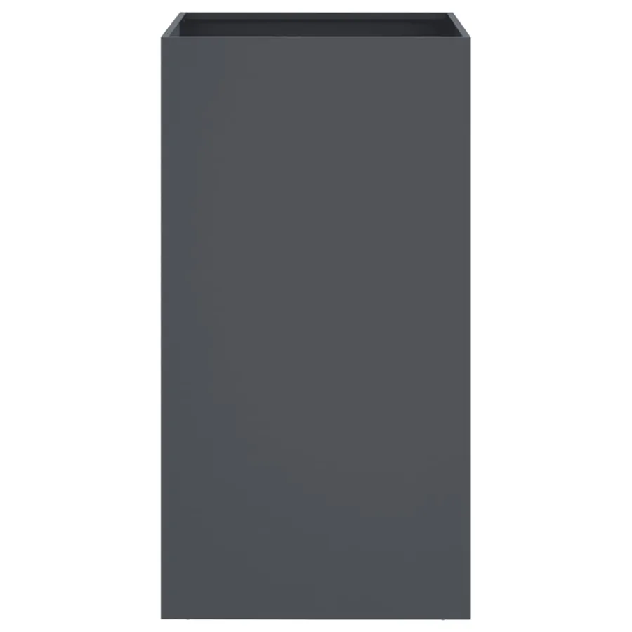Jardinière anthracite 42x38x75 cm acier - 4