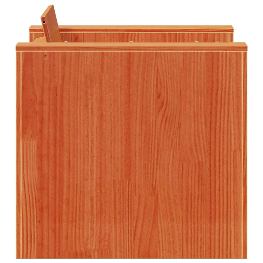 Canapé de jardin cire marron 79x60x62 cm bois de pin massif - 5