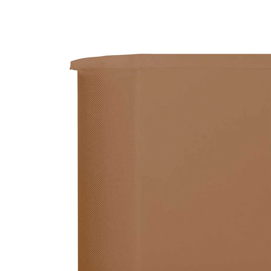 Paravent 6 panneaux Tissu 800 x 160 cm Taupe - 4