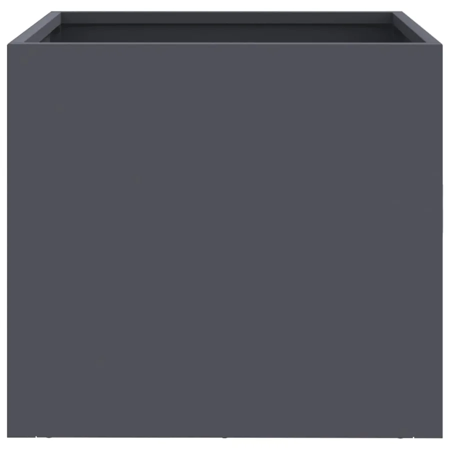 Jardinière anthracite 32x30x29 cm acier - 5