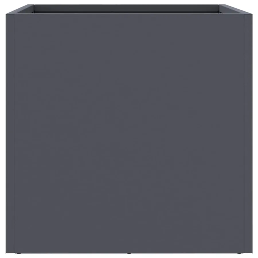 Jardinière anthracite 32x30x29 cm acier - 6