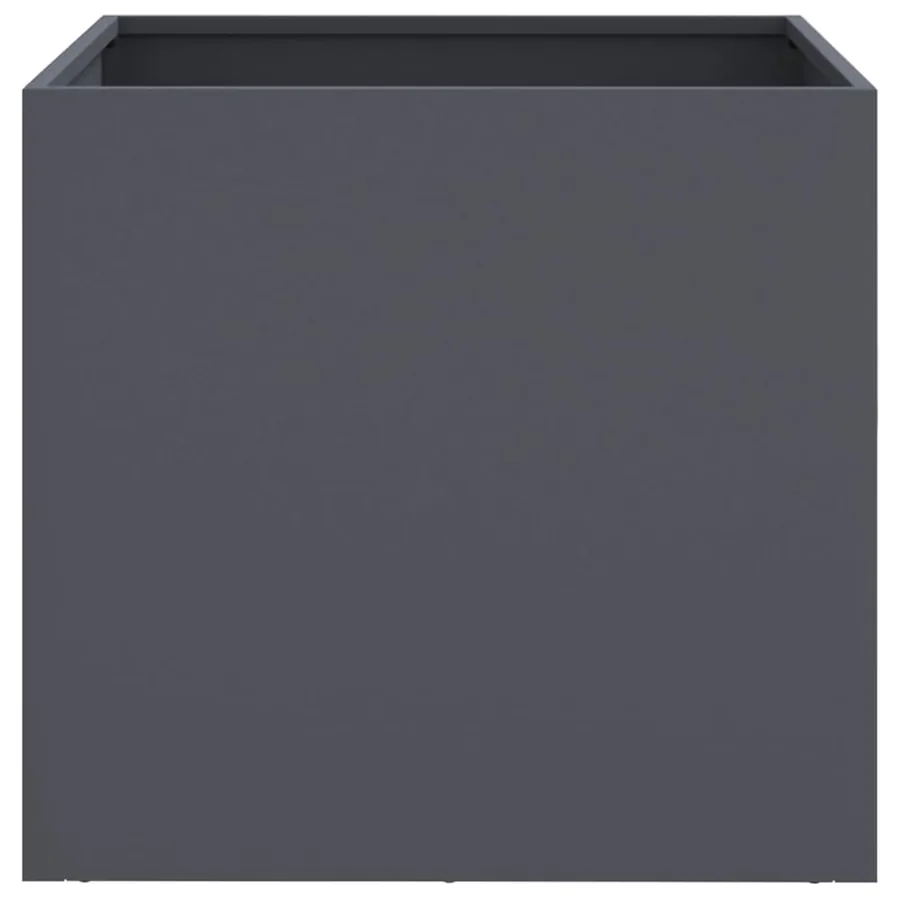 Jardinières 2 pcs anthracite 49x47x46 cm acier - 5