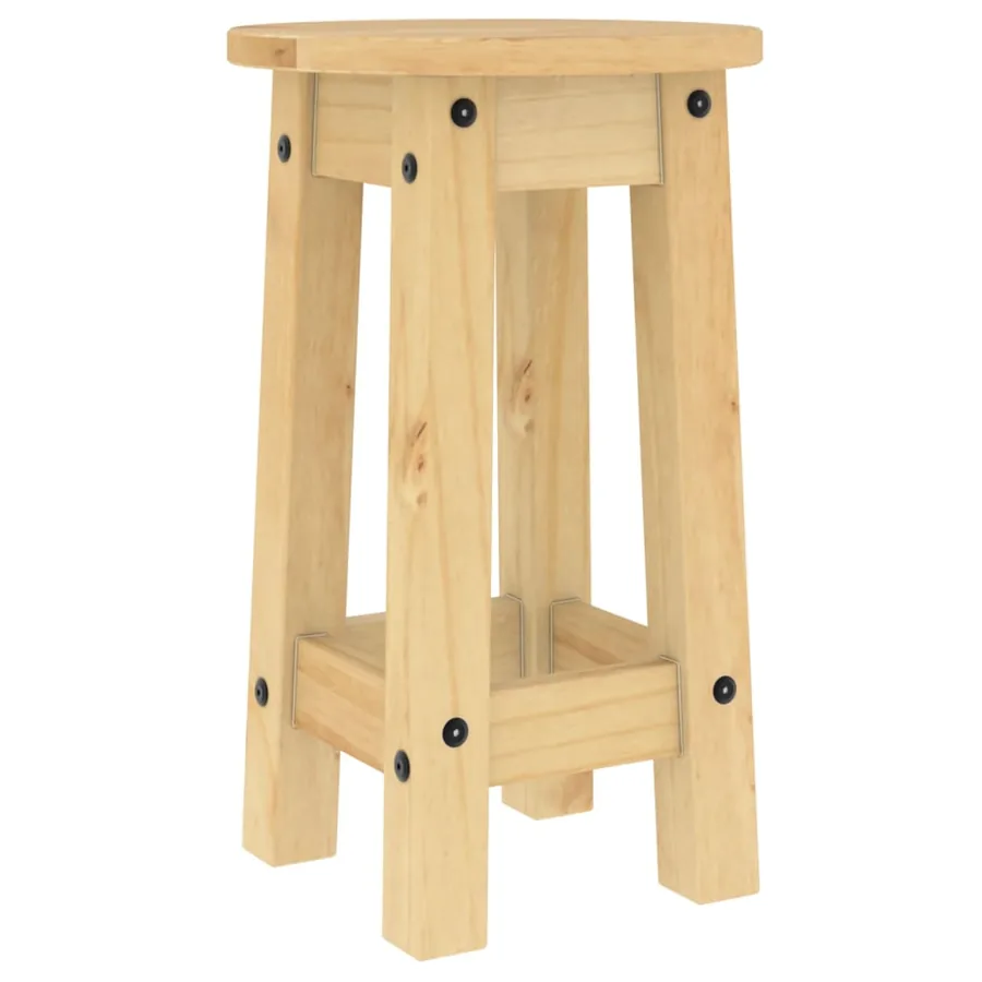 Ensemble de bar 5 pcs Bois de pin massif - 10