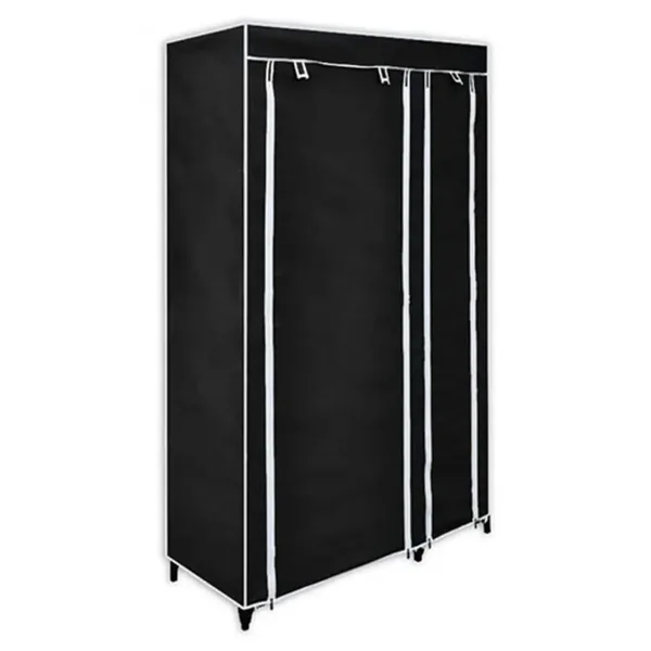 Garde-robe pliable Noir 110 x 45 x 175 cm