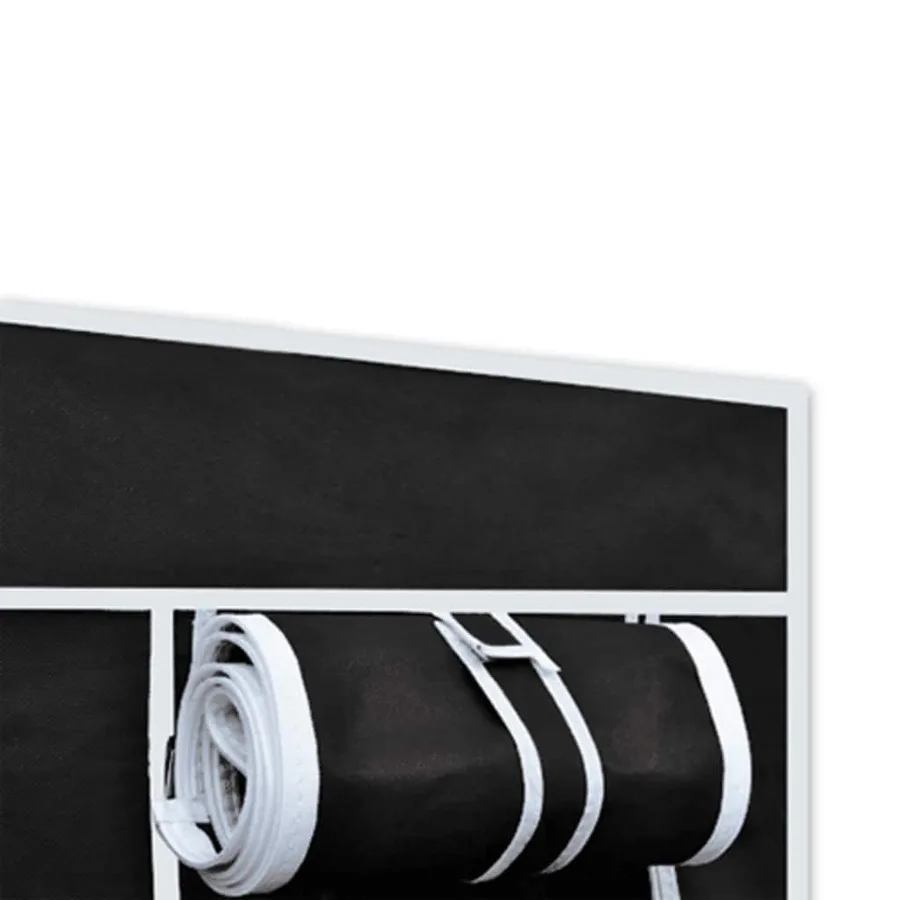 Garde-robe pliable Noir 110 x 45 x 175 cm - 4