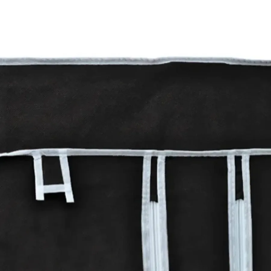 Garde-robe pliable Noir 110 x 45 x 175 cm - 5