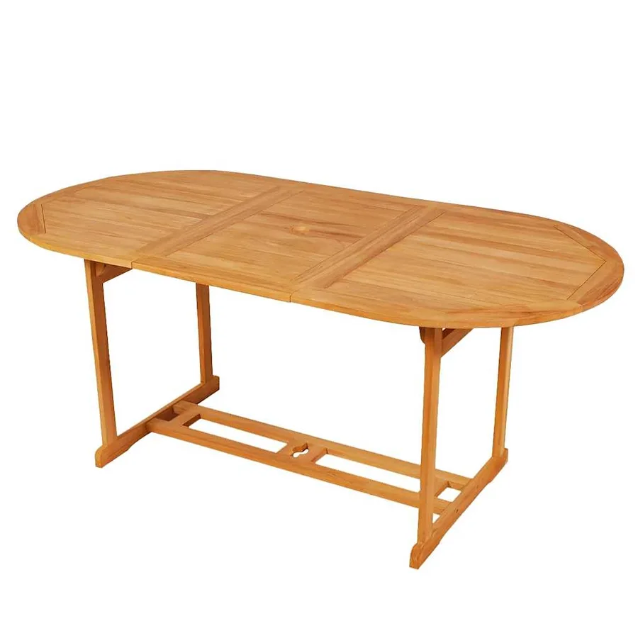 Ensemble à manger de jardin 7 pcs Bois de teck massif - 3