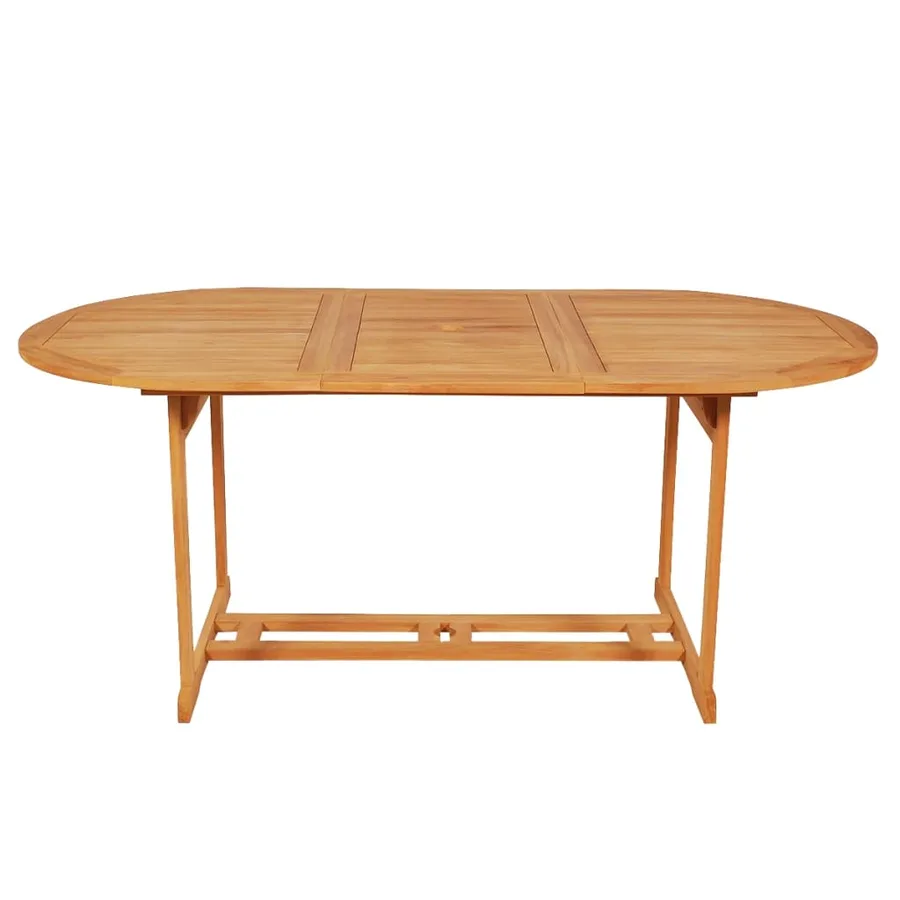 Ensemble à manger de jardin 7 pcs Bois de teck massif - 4