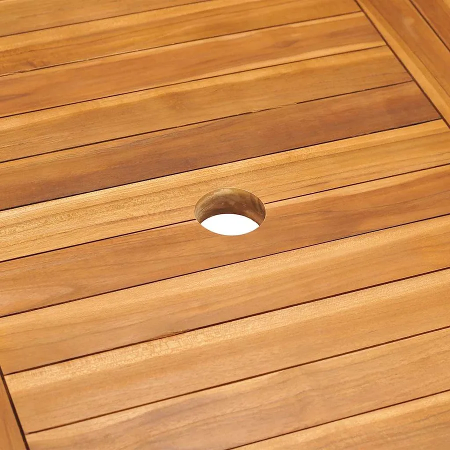 Ensemble à manger de jardin 7 pcs Bois de teck massif - 6