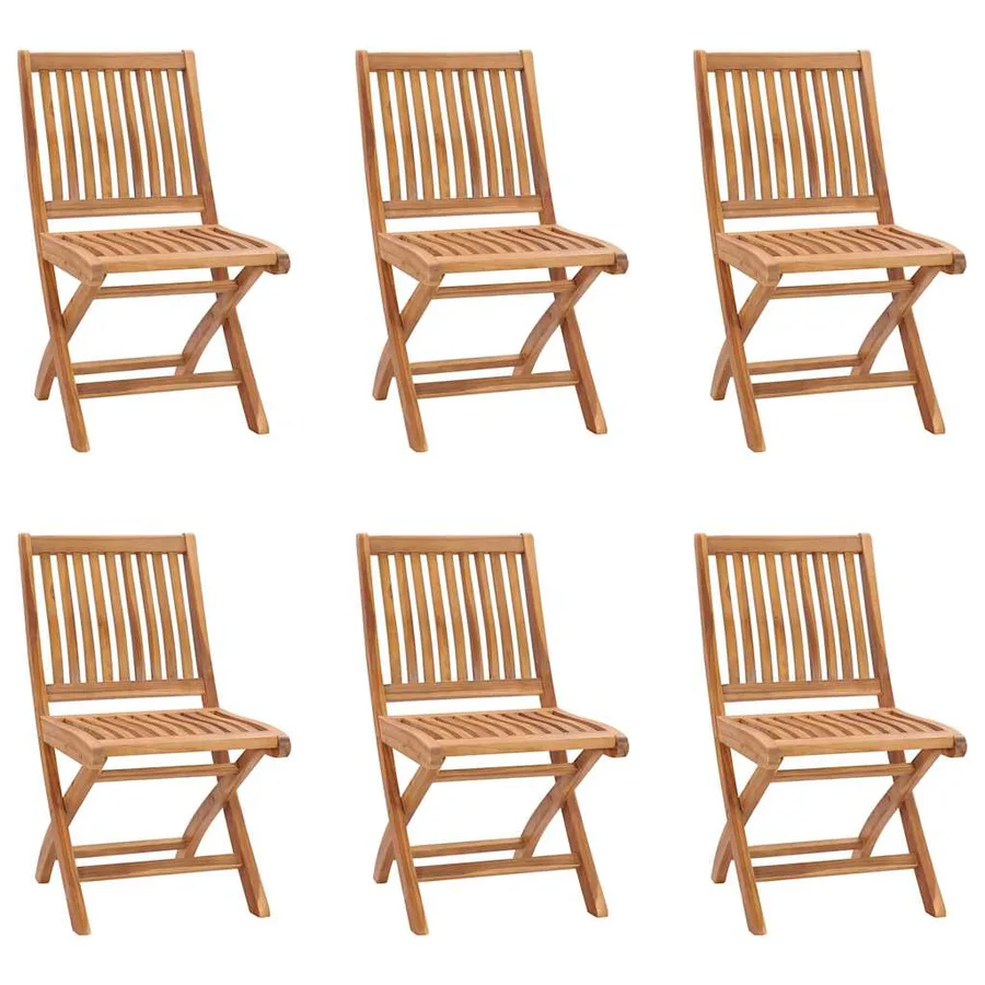 Ensemble à manger de jardin 7 pcs Bois de teck massif - 7