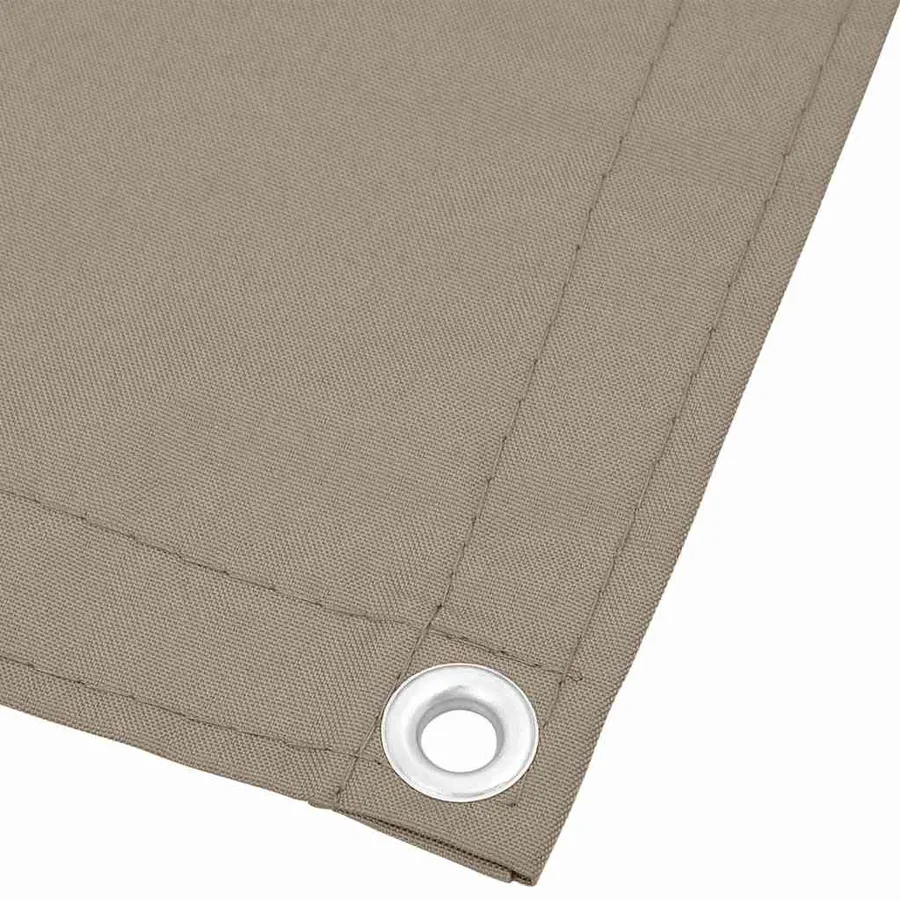 Écran de balcon taupe 90x800 cm 100% polyester oxford - 3