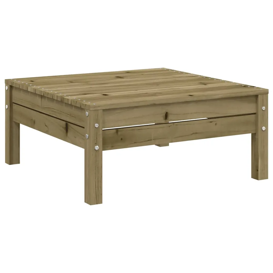 Canapé de jardin avec coussins et repose-pied 2 places - 8