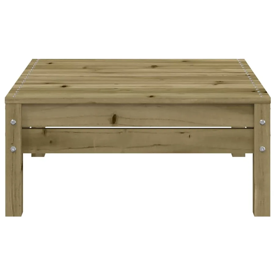 Canapé de jardin avec coussins et repose-pied 2 places - 9