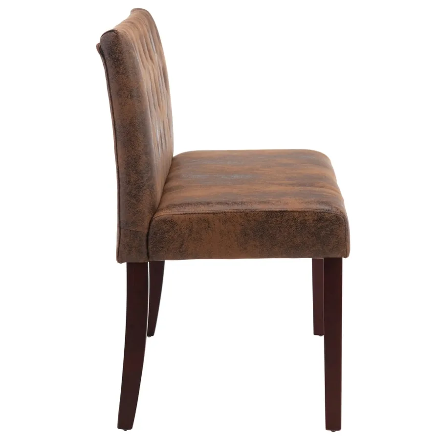Banc 120 cm Marron Similicuir daim - 4