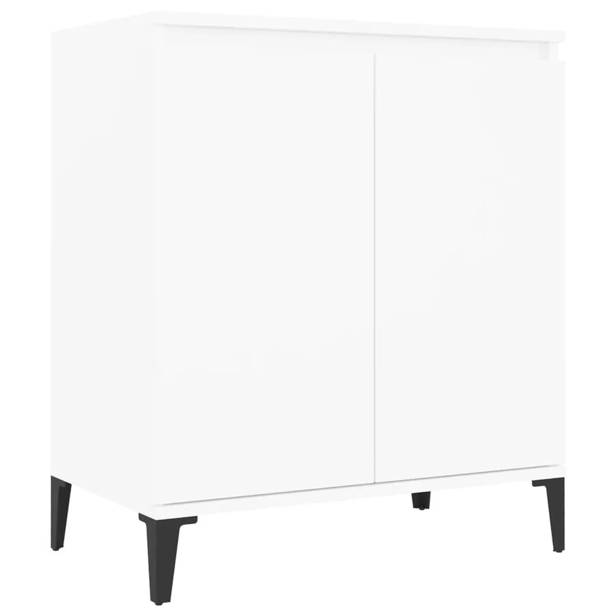 Buffet blanc 60x35x70 cm bois d'ingénierie - 2